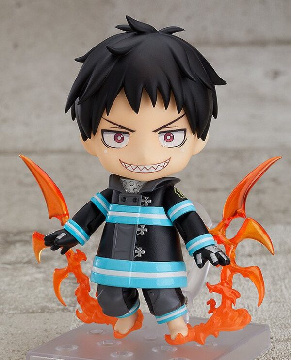 Shinra nendoroid smiling from fire force