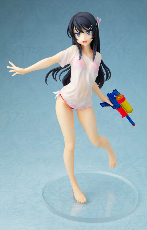 Mai Sakurajima water gun figure Mai Sakurajima Figure, Water Gun Version (Chara-Ani) - Image 1