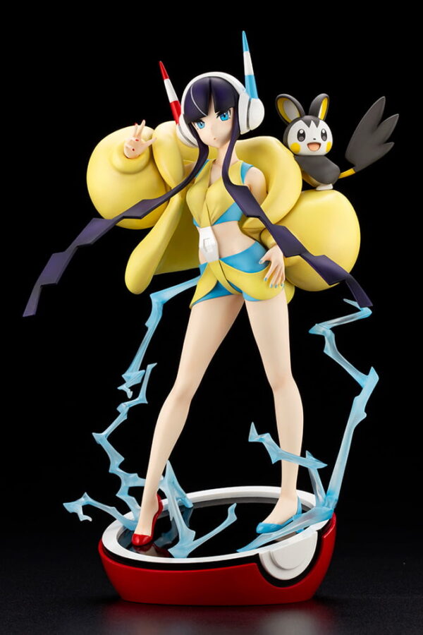 4521329292328 Elesa & Emolga Figure | Pokemon (Kotobukiya) 1/8 - Image 1