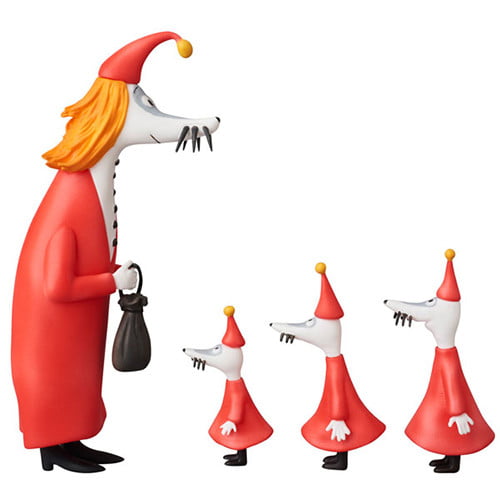4530956154138 Filifjonkan, UDF Moomin Series 4, Ultra Detail Figure , with Three Children Figure | Mumin (Medicom Toy) - Image 1