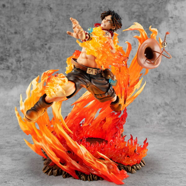 Portgas D. Ace, Portrait Of Pirates Maximum, 15th Limited Ver. Figure | One Piece (MegaHouse) - Image 1
