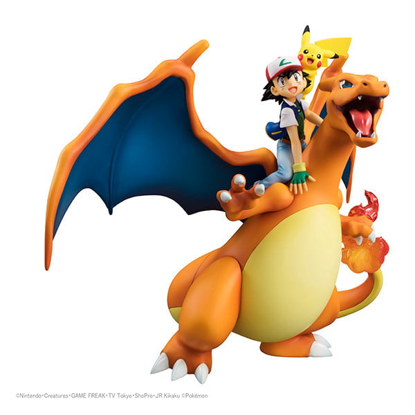 4535123822896 Ash & Pikachu & Charizard, G.E.M.| Pokemon (MegaHouse) - Image 1