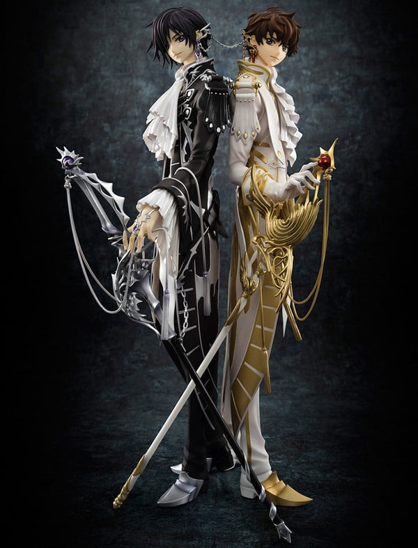4535123823961 Kururugi Suzaku, Lelouch Lamperouge, G.E.M. Figure | Code Geass (MegaHouse) 1/8 - Image 1