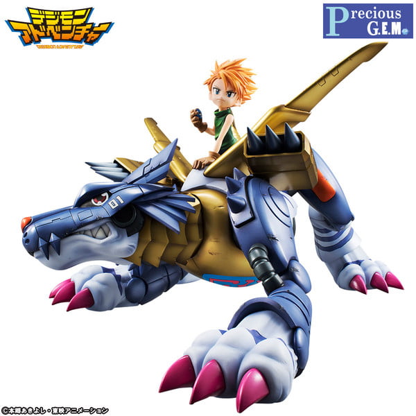 4535123825071 Ishida Yamato, MetalGarurumon, Precious G.E.M. Figure | Digimon Adventure (MegaHouse) - Image 1