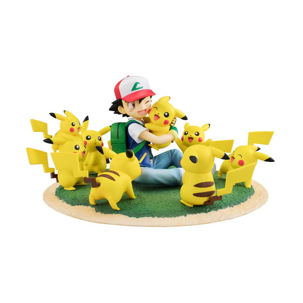 4535123825859 Ash Ketchum & Pikachu (Crowd of Pikachum Ver.), G.E.M.| Pokemon (MegaHouse) - Image 1