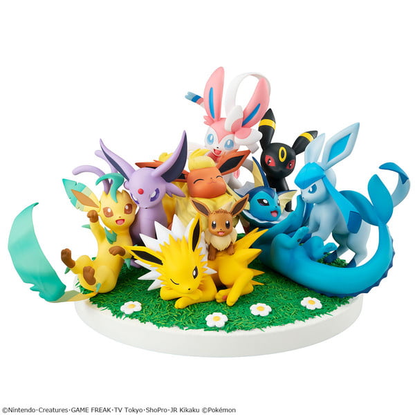 4535123827419 Eevee Friends G.E.M. EX Figure | Pokemon (MegaHouse) - Image 1