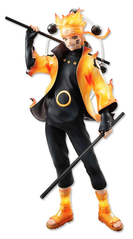 4535123827495 Uzumaki Naruto, G.E.M. Rikudou Sennin Mode Figure | Naruto (MegaHouse) 1/8 - Image 1