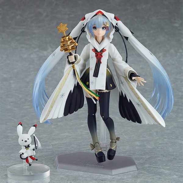 Hatsune Miku, Rabbit Yukine, Figma , Snow 2018, Crane Priestess Ver. | Vocaloid (Max Factory) - Image 1