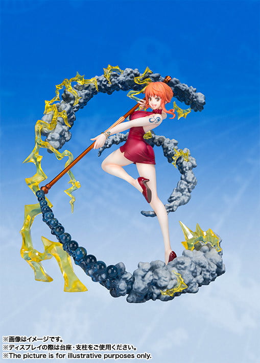 4549660198048 Nami, Chou Gekisen -Extra Battle-, Figuarts ZERO, Black Ball Figure | One Piece (Bandai) - Image 1