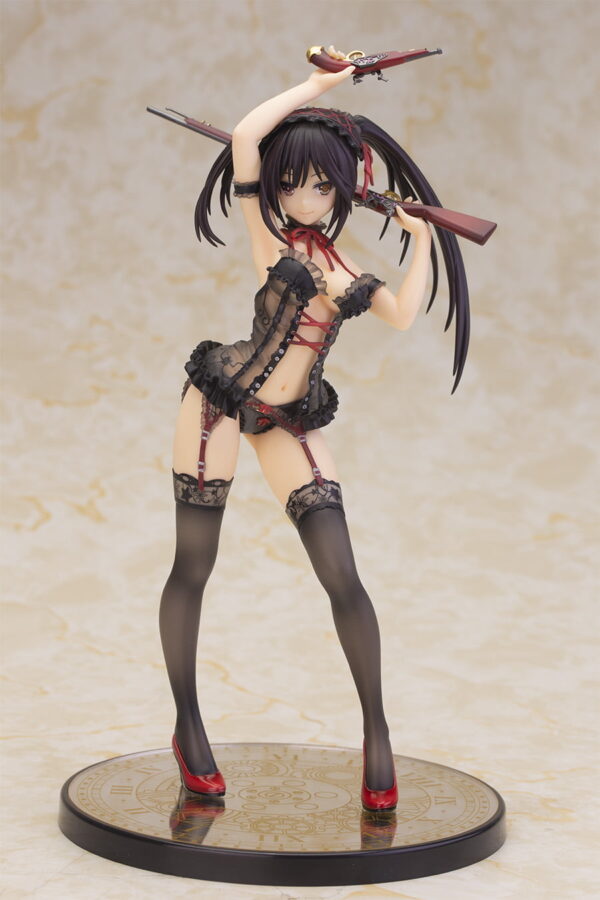 4562283272223 Tokisaki Kurumi Lingerie Ver., Black Color Figure | Date A Live (Alphamax) 1/7 - Image 1