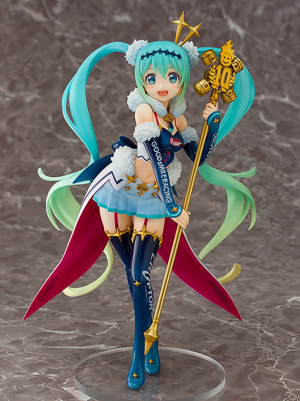 4562369651072 Hatsune Miku Racing 2018, Challenging to the Top Figure | Vocaloid (Aquamarine) 1/7 - Image 1