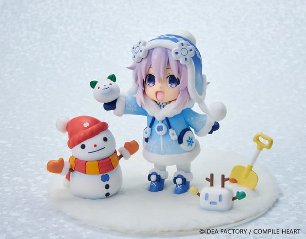 4562389471261 Neptune, Dekachiccha!, Snow, Fuwa Fuwa Version Figure | Hyperdimension Neptunia (Vertex) - Image 1