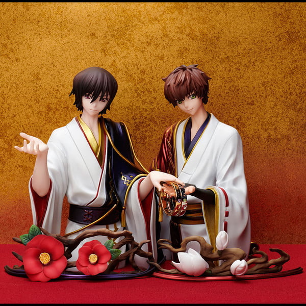 4571245298638 Kururugi Suzaku, Lelouch Lamperouge, Statue and Ring Style Figure | Code Geass (MegaHouse) - Image 1