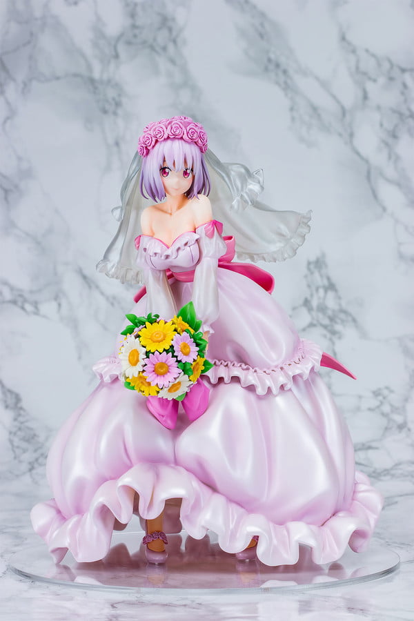 4571498446817 Shinjou Akane Wedding Dress Ver. Figure | SSSS.Gridman (B'full) 1/8 - Image 1