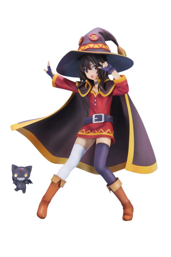 4573347242052 Chomusuke, Megumin Figure | KonoSuba (Bell Fine) 1/8 - Image 1