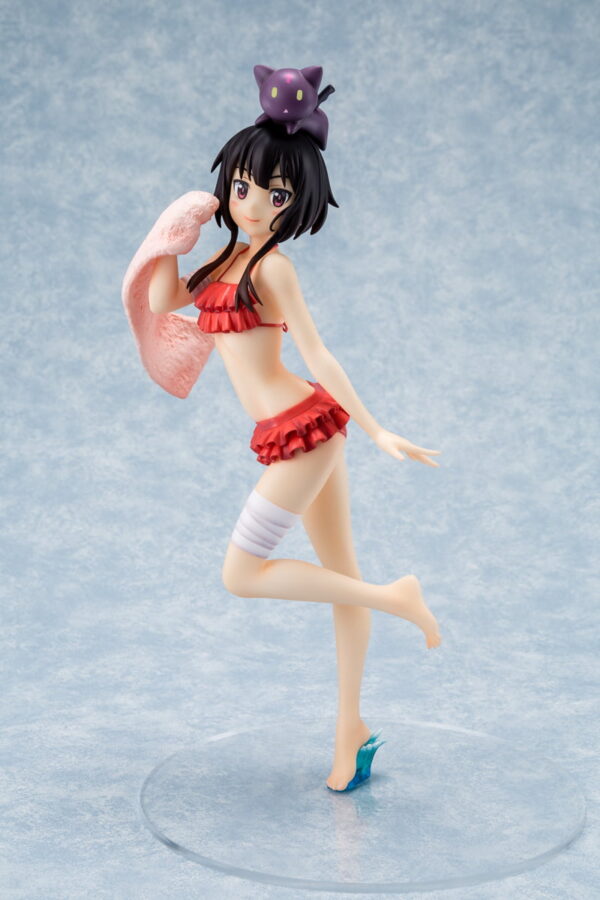 4573347242380 Chomusuke, Megumin Swimsuit ver. Figure | KonoSuba (Bell Fine) 1/7 - Image 1