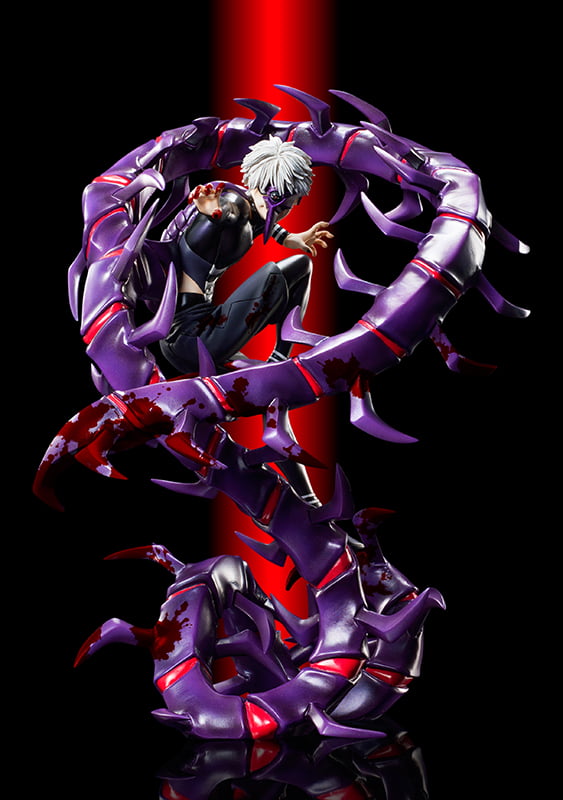 4580326631394 Kaneki Ken, Statue Legend, Statue Legend Premium, Half-kakuja ver., Spurt of Blood Figure | Tokyo Ghoul (Di molto bene) - Image 1