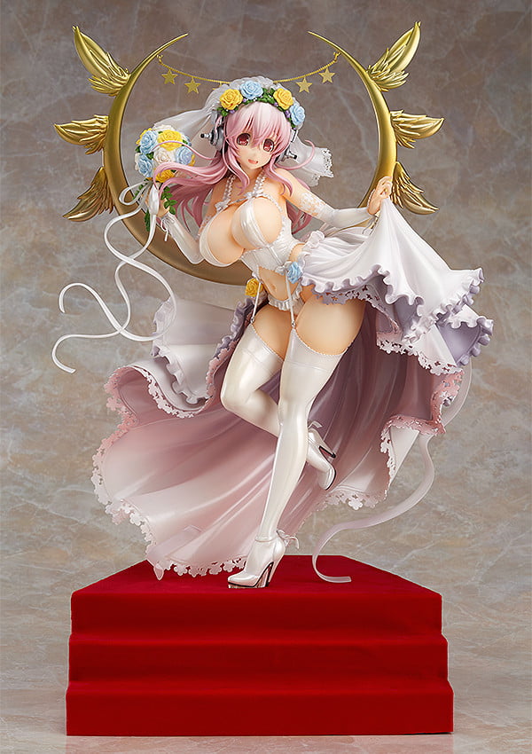 4580416940061 Sonico 10th Anniversary Wedding Ver. Figure | SoniComi (Super Sonico) (Good Smile Company) 1/6 - Image 1