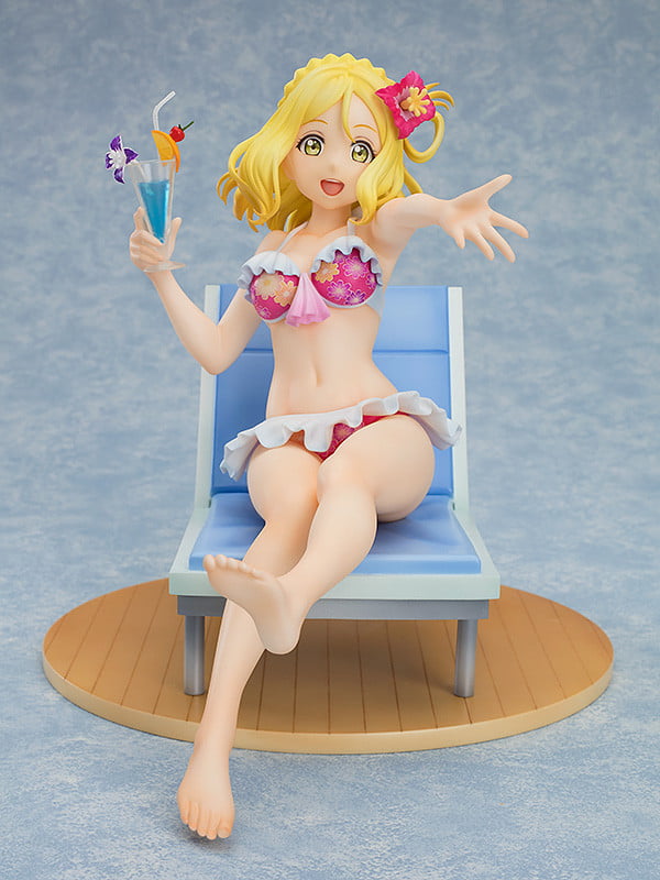 4580416940955 Ohara Mari Figure | Love Live! (With Fans!) 1/7 - Image 1