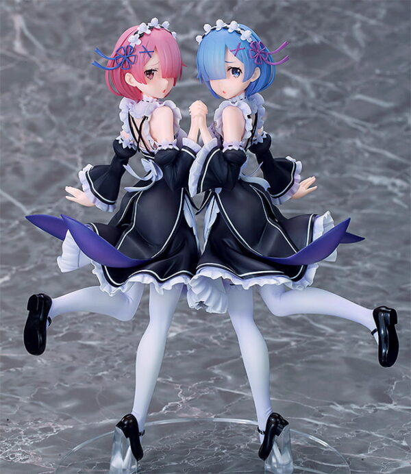 4589456500082 Ram, Rem Twins Ver. Figure | Re:Zero (Souyokusha) 1/7 - Image 1