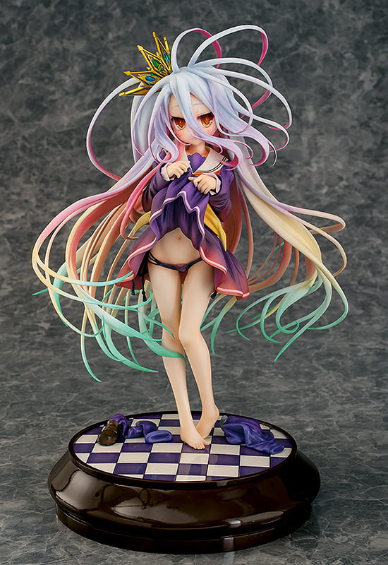 4589496589702 Shiro, Tet Tuck up ver. Figure | No Game No Life (Phat Company) 1/7 - Image 1