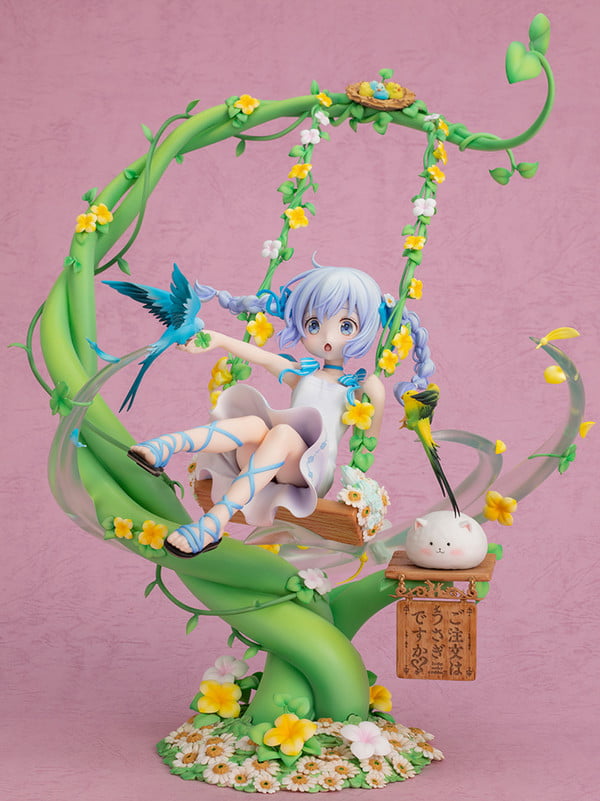 4589584951145 Kafuu Chino, Tippy, F:Nex Ohana no Buranko Figure | Is the order a Rabbit? (FuRyu) 1/7 - Image 1