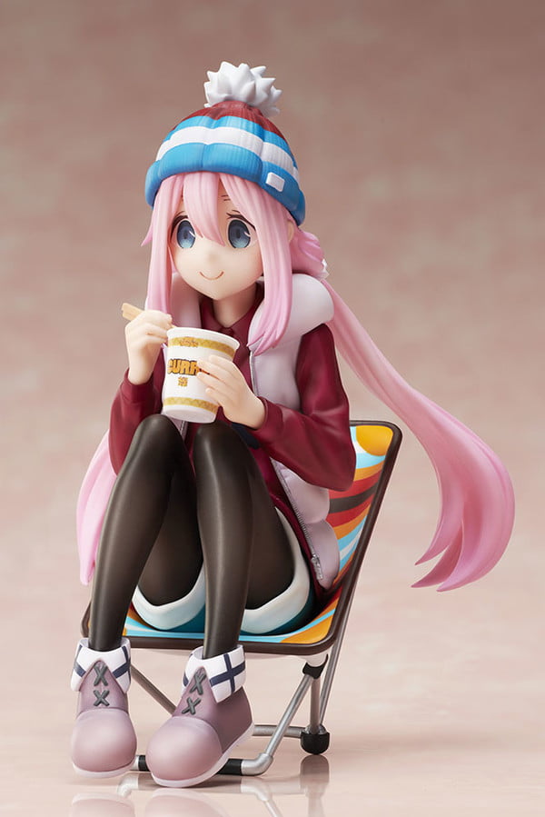 4589584951350 Kagamihara Nadeshiko, F:Nex, Premium Noodle Stopper Figure Figure | Yurucamp (FuRyu) 1/8 - Image 1