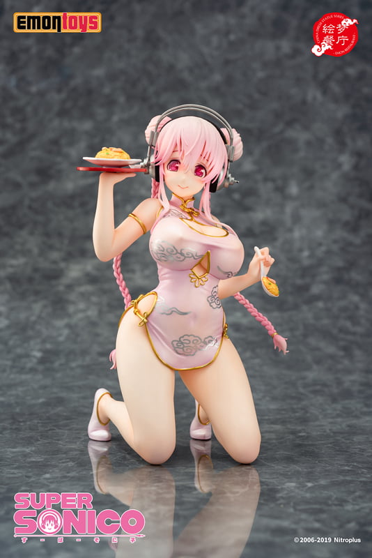 4589619490267 Sonico, China Dress Statue Series China Dress Ver. Figure | SoniComi (Super Sonico) (Emontoys) 1/7 - Image 1