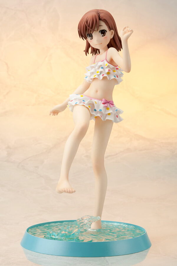 4934054008759 Misaka Mikoto, 4-Leaves Beach Side Figure | A Certain Scientific Railgun (Kotobukiya) 1/7 - Image 1