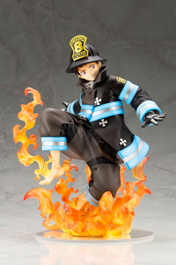 4934054013104 Shinra Kusakabe, ARTFX J Figure | Fire Force (Kotobukiya) 1/8 - Image 1