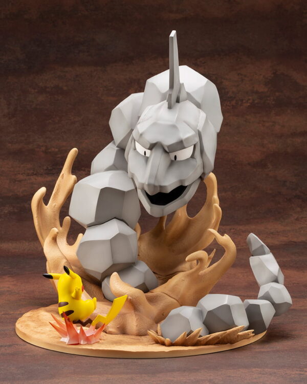 4934054015665 Onix VS. Pikachu, ARTFX J Figure | Pokemon (Kotobukiya) - Image 1