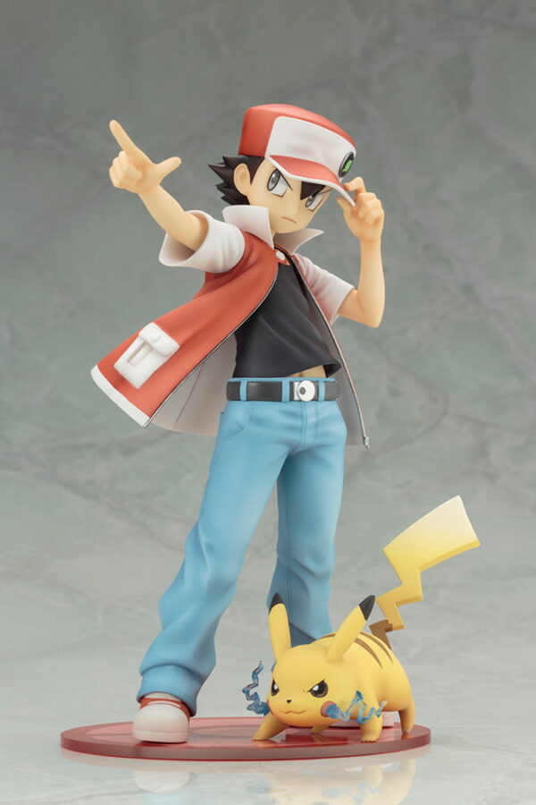 4934054784318 Red with Pikachu, ARTFX J Figure | Pokemon (Kotobukiya) 1/8 - Image 1