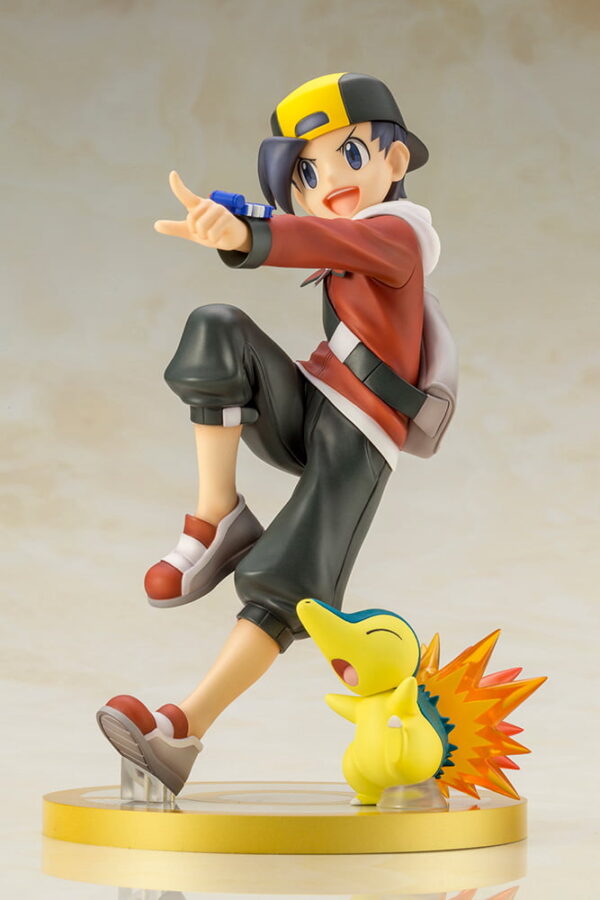 4934054785346 Ethan & Cyndaquil, ARTFX J| Pokemon (Kotobukiya) 1/8 - Image 1