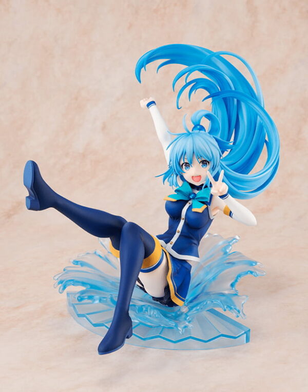 4935228227471 Aqua Sneaker Bunko 30th Anniversary Ver. Figure | KonoSuba (Kadokawa) 1/7 - Image 1