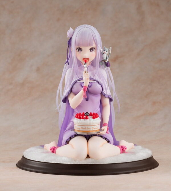 Emilia, Puck, KD Colle Birthday Cake Ver. Figure | Re:Zero (Kadokawa) 1/7 - Image 1