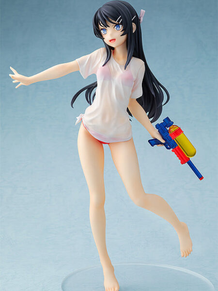 Front view mai sakurajima water gun figure